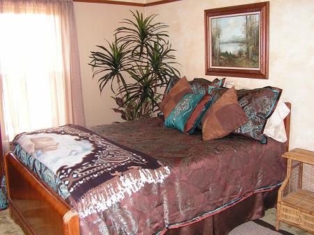Bedroom 2 has a queen bed.