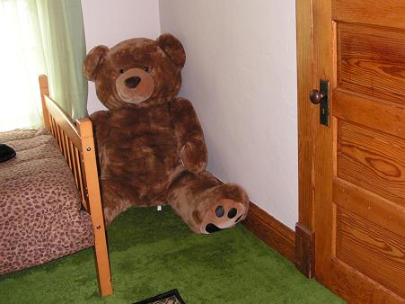 And a giant teady bear!