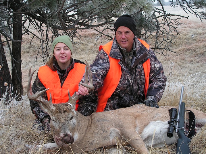 Charles and Tara are from North Carolina and their comments of their rifle hunting experience were... Tara and I had a wonderful hunting trip. The house is awesome and the hunting was unbelievable! As you know Tara took a great Buck - a Buck of a lifetime. She took him home with her on the plane to be mounted!
